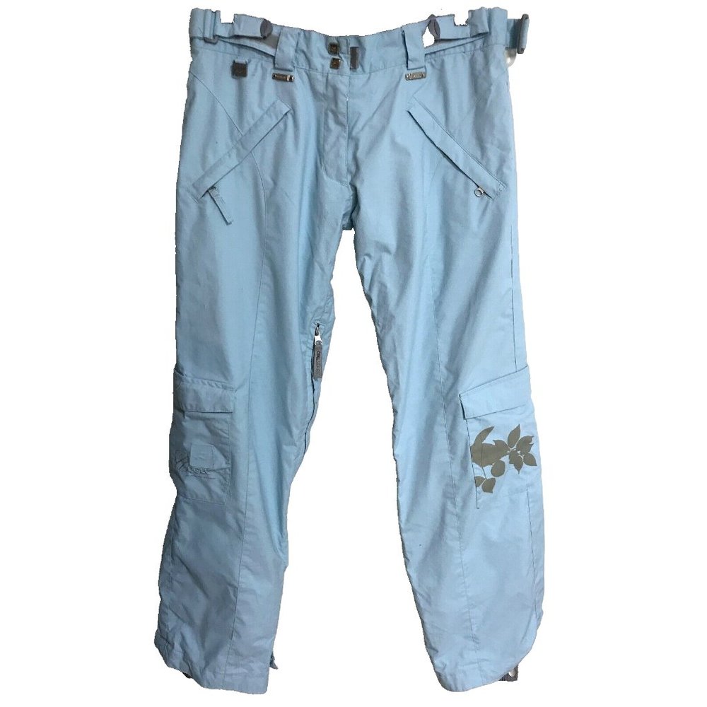 Ride Women's size M Cell Series Skiing Snowboard Waterproof Pants Blue Ski v